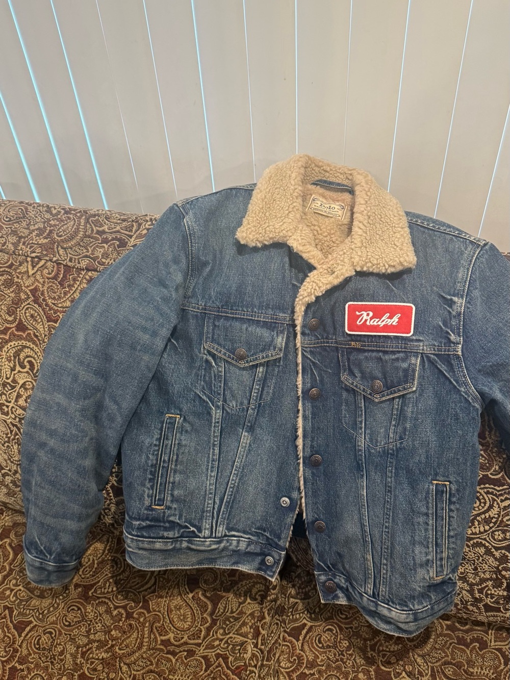 Polo Ralph Lauren Sherpa/Fleece Lined Denim Trucker Jacket